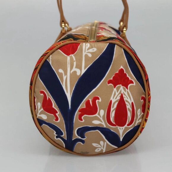 PRADA Shoulder Bag Silk Beige Gold Auth 114898V - Picture 5 of 16